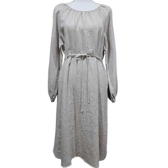 Grae Cove Dresses & Skirts - Grae Cove Linen Lagenlook Midi Dress Size Xl
